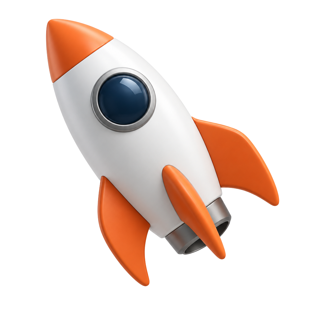 Rocket taking off
